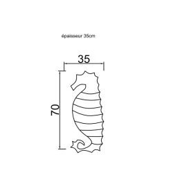 Buitenkussen Zeepaardjevorm -Meubilair Verkoop 3a3d27d9c2744d1d911ec0865e0dc982