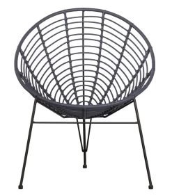 WOOOD Loungestoel Buiten Jane - PE/Metaal - Inkt - 88x72x81 8 WOOOD Loungestoel Buiten Jane - PE/Metaal - Inkt - 88x72x81 -Meubilair Verkoop 3b539fb669eb412a855f9401f142312b