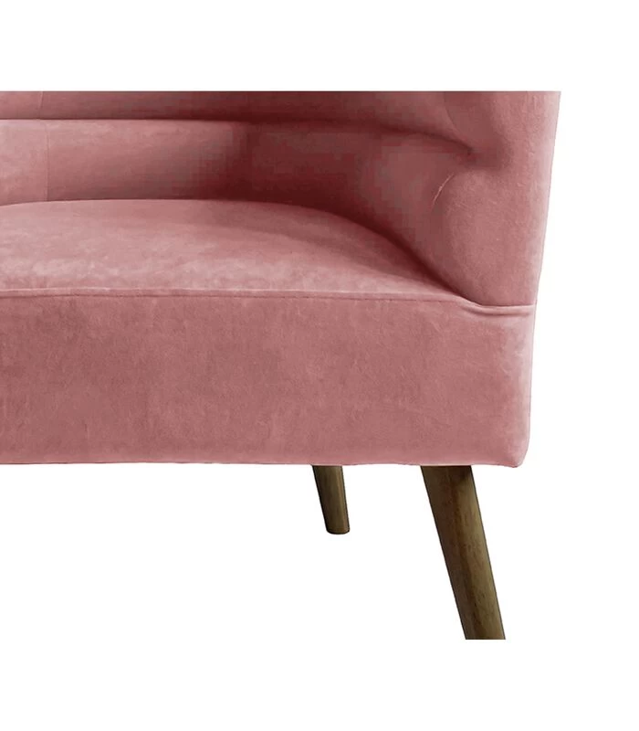 Leitmotiv Stoel Explicit - Suede Look Roze - 74x71x74cm 6 Leitmotiv Stoel Explicit - Suede Look Roze - 74x71x74cm - Afbeelding 4