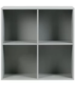 VTwonen Lower Case Four Open - Grenen - Betongrijs - 81x81x35