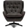 Riviera Maison Fauteuil Met Armleuning Draaibaar - The Statesman Armchair - Bruin