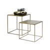 BePureHome Metallic Bijzettafels - Metaal - Brass - Set Van 2 -Meubilair Verkoop 3eed96b4ed46444f9162e100df884cf4