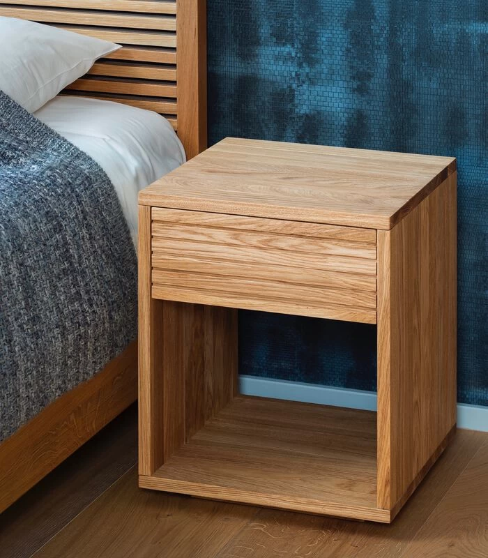 2 X Nachtkastje EMMA In Eikenhout 4 2 X Nachtkastje EMMA In Eikenhout - Afbeelding 2