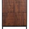 BePureHome Nuts 4-Deurs Kast - Hout - Walnoot/zwart - 140x114x40 -Meubilair Verkoop 420cca161a684c4b860c9901d3d12eb9