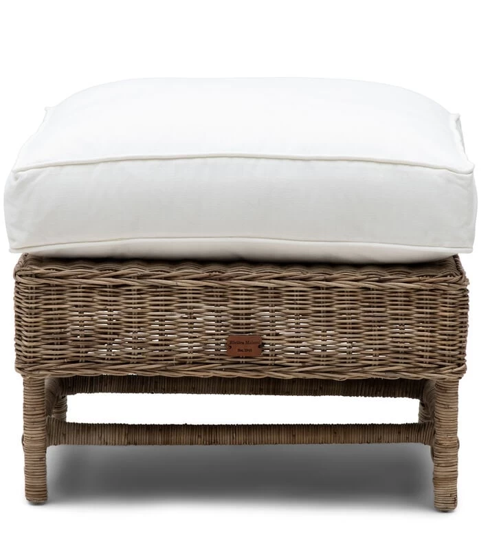 Poef - Hocker - Nicolas Wing Chair Voetenbankje - Bruin 3 Poef - Hocker - Nicolas Wing Chair Voetenbankje - Bruin