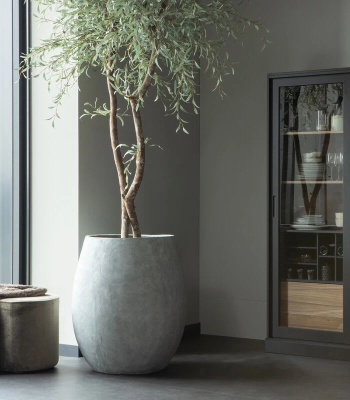 Exclusive James Vitrinekast - Grenen - Zwart - 200x125x47 4 Exclusive James Vitrinekast - Grenen - Zwart - 200x125x47 - Afbeelding 2