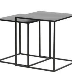 WOOOD Ziva Bijzettafels - Metaal - Zwart - Set Van 2 6 WOOOD Ziva Bijzettafels - Metaal - Zwart - Set Van 2 -Meubilair Verkoop 46d4fd0f42344b01919ccde820fa27c2