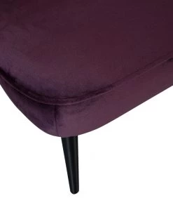 WOOOD Fauteuil Sara - Polyester - Aubergine - 71x59x70 -Meubilair Verkoop 47f9fc6377f043c0bbe42cbdf467f4a7