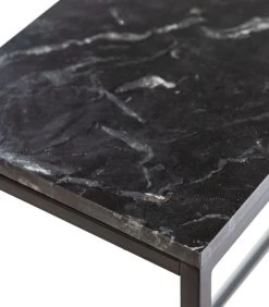 BePureHome Mellow Sidetable - Marmer - Zwart - 85x90x30 -Meubilair Verkoop 4925c795da944371bafdb10bc7f2f0f0