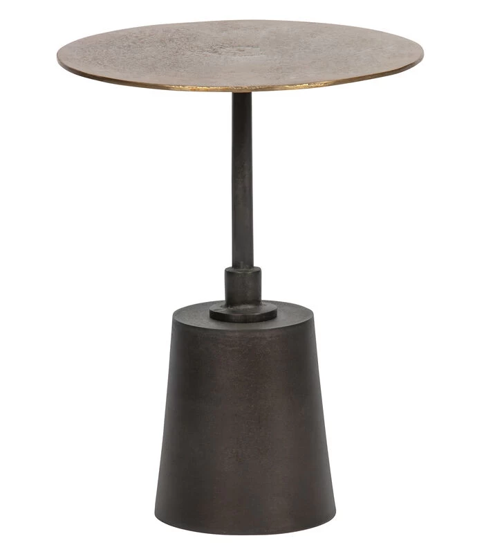 BePureHome Crush Bijzettafels - Metaal - Antique Brass - Set Van 2 5 BePureHome Crush Bijzettafels - Metaal - Antique Brass - Set Van 2 - Afbeelding 3