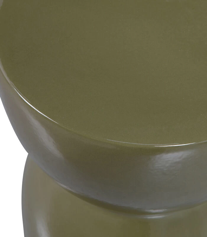 Lola Bijzettafel - Keramiek - Groen - 43x33x33 5 Lola Bijzettafel - Keramiek - Groen - 43x33x33 - Afbeelding 3