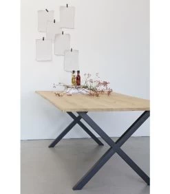 WOOOD Tablo X-Poot 1 Stuks - Metaal - Zwart - 72x79x10 -Meubilair Verkoop 4d5efa1b82ea4e038ecd40e0ba124b14