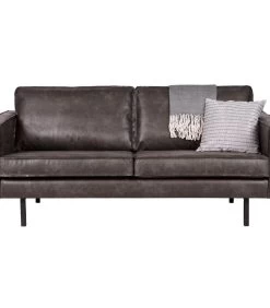 BePureHome Rodeo Bank 2-Zits - Recycle Leer - Zwart - 85x190x86 -Meubilair Verkoop 4de4d9d602944750b06d462541bbe698