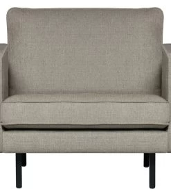 BePureHome Rodeo Stretched Fauteuil - Polyester - Nougat - 85x105x86