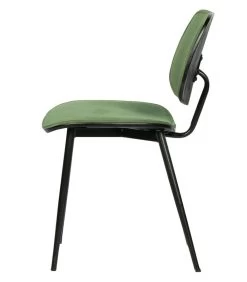 WOOOD Jackie Eetkamerstoel - Fluweel - Groen - Set Van 2 -Meubilair Verkoop 50834571f9884c11a7b7efc5f30f7039