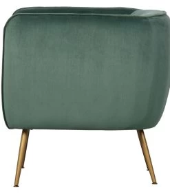 Scout Fauteuil - Velvet - Groen - 71x79x71 -Meubilair Verkoop 509280e938914249abe6b4daa162d54b