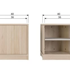 VTwonen Modulair Onderkast - Eikenhout Veneer - Naturel - 44x40x40 -Meubilair Verkoop 52d5591673aa4e07bc7a6c9eb183bc4f