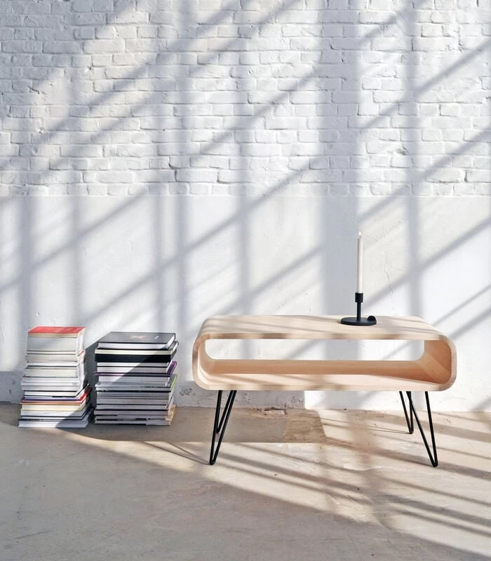 Metro Coffee Tafel Zwart/ Zwarte Poten 5 Metro Coffee Tafel Zwart/ Zwarte Poten - Afbeelding 3