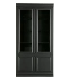 BePureHome Organize Vitrinekast - Grenen - Zwart - 215x110x44