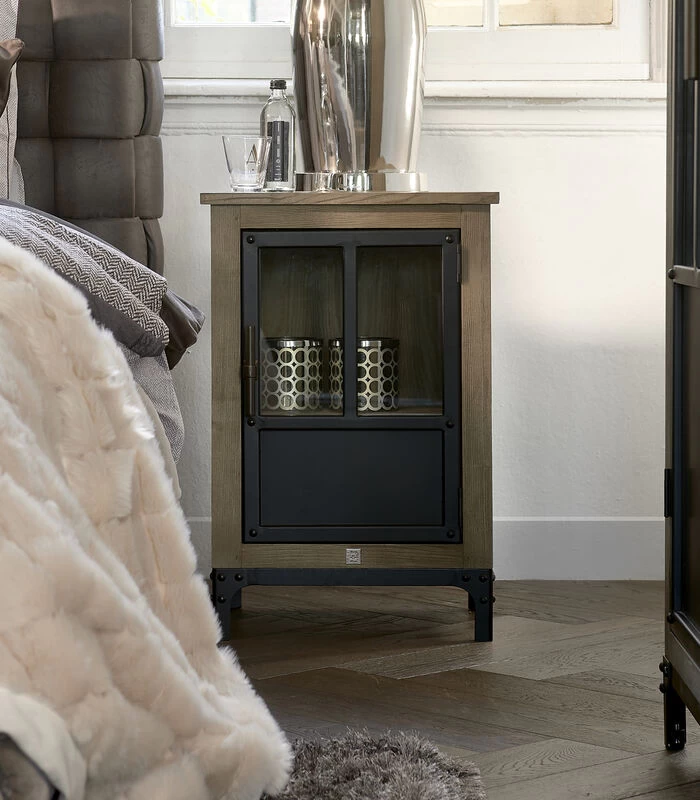 Nachtkastje - The Hoxton Nachtkastjes Rechts - Zwart 4 Nachtkastje - The Hoxton Nachtkastjes Rechts - Zwart - Afbeelding 2