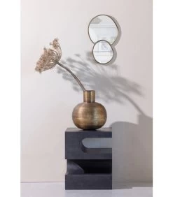 Exclusive Toma Bijzettafel - Mangohout - Zwart - 50x40x40 -Meubilair Verkoop 56c495b034074b4d832e5a21cdc99471