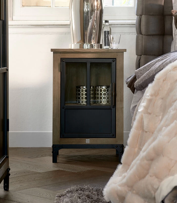 Nachtkastje - The Hoxton Nachtkastjes Links - Zwart 4 Nachtkastje - The Hoxton Nachtkastjes Links - Zwart - Afbeelding 2