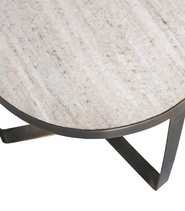 BePureHome Winne Bijzettafel - Marmer - Antique Brass - 40x38x38 6 BePureHome Winne Bijzettafel - Marmer - Antique Brass - 40x38x38 - Afbeelding 4