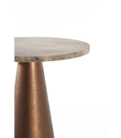 Bijzettafel Ynez - Bruin/Koper - 29x29x43cm -Meubilair Verkoop 5b8072bb3624450ba58e554bea1d6180