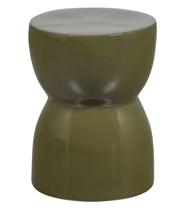 Lola Bijzettafel - Keramiek - Groen - 43x33x33 3 Lola Bijzettafel - Keramiek - Groen - 43x33x33