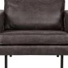 BePureHome Rodeo Fauteuil - Recycle Leer - Zwart - 85x105x86 -Meubilair Verkoop 5ccf03cd4cba4664a0264f63529ee3dd