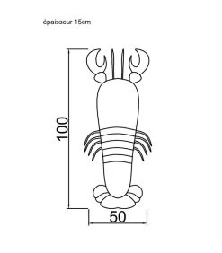 Buitenkussen Kreeftvorm Raffia-effect -Meubilair Verkoop 5dd2d33358c243c6a03e54bd4817a38c