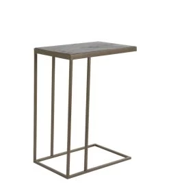 Bijzettafel Chisa - Bruin - 45x30x62cm -Meubilair Verkoop 5e169b465f4a4bc39ed15a14921f114c