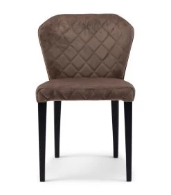 Eetstoel Isabelle Dining Chair Vel IIIGlMink - Polyester, Rubberhout - (LxBxH) 64.0x54.5x86.5 Cm