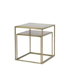 BePureHome Metallic Bijzettafels - Metaal - Brass - Set Van 2 -Meubilair Verkoop 5e970a6c36174d728fd10fb810100717