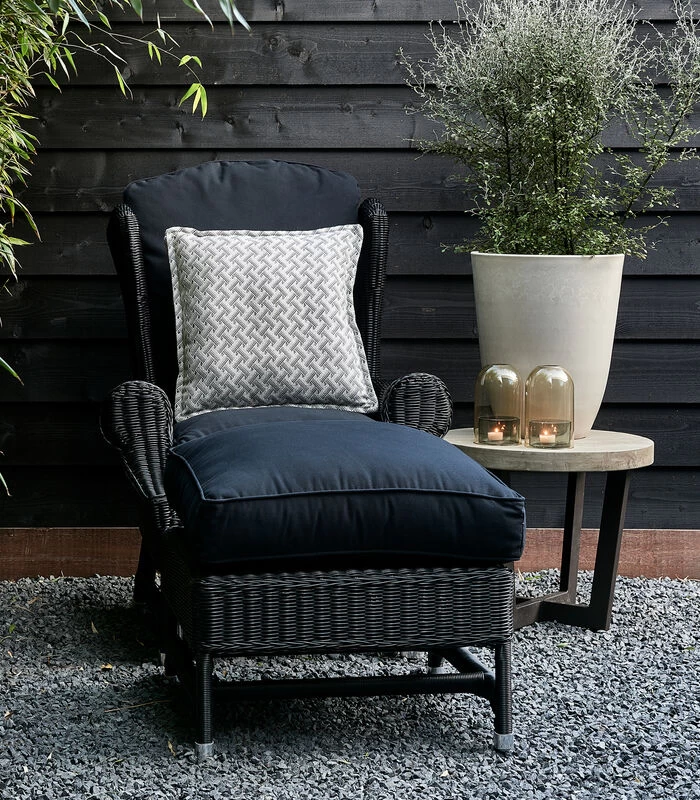 Chaise à Oreilles D'extérieur Nicolas,noire 4 Chaise à Oreilles D'extérieur Nicolas,noire - Afbeelding 2