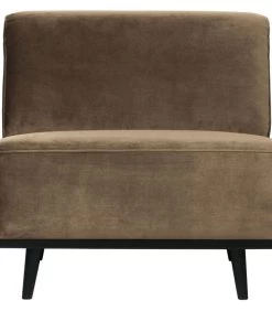 BePureHome Statement 1-Zits Element - Velvet - Taupe - 77x79x93