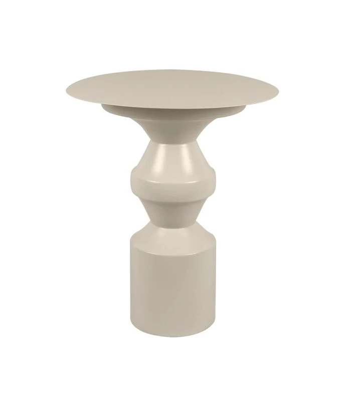 Leitmotiv Bijzettafel Chess King - Wit - 40,5x40,5x48cm 3 Leitmotiv Bijzettafel Chess King - Wit - 40,5x40,5x48cm