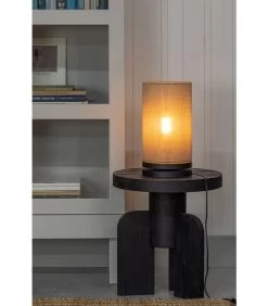 Mori Bijzettafel - Mangohout - Zwart - 51x45x45 -Meubilair Verkoop 60a61251006f46dd881772a9f3ce4c7c