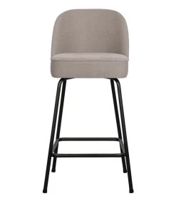 BePureHome Vogue Barstoel 65 Cm - Geweven Stof - Zand - 89x50x55