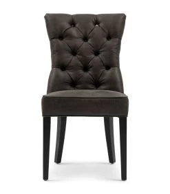Eetkamerstoel Zonder Armleuning - Balmoral Dining Chair - Donkerbruin