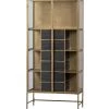 Exclusive Kayaz Vitrinekast - Metaal - Brass - 187x90x40 2 Exclusive Kayaz Vitrinekast - Metaal - Brass - 187x90x40 -Meubilair Verkoop 63e74333bb3544c68189717c91666052