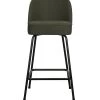 BePureHome Barstoel Vogue - Geweven Stof - Warm Groen - 89x50x55 -Meubilair Verkoop 63f4e50b74094619b698225dfcc7a6c3