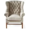 Franklin Park Wing Chair Linen Flax -Meubilair Verkoop 665e8598d4774bdd8c6aadeb113a65e3
