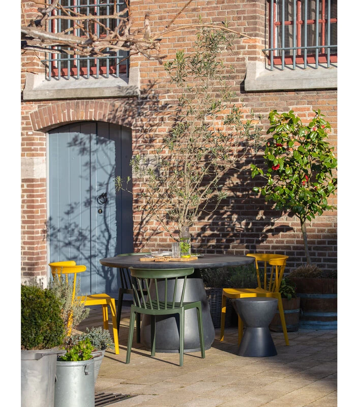 WOOOD Tuinkruk Dover - Betonlook - Antraciet - 45x35x35 5 WOOOD Tuinkruk Dover - Betonlook - Antraciet - 45x35x35 - Afbeelding 3