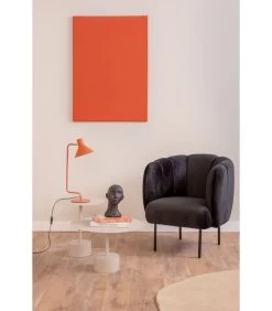 Leitmotiv Fauteuil Tulip Velvet - Zwart - 76x71x81cm -Meubilair Verkoop 6dd68467a96248b88bce3e97932b78ef 2