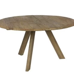 BePureHome Tondo Eettafel - Hout - Old Elm - 76x140x140