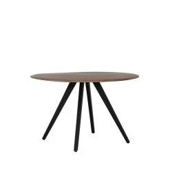Eettafel Mimoso - Hout/Zwart - Ø120cm