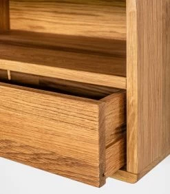 Zwevend Nachtkastje HOPE Met Knop In Eikenhout -Meubilair Verkoop 706293b9fab34bd88a14a4f240001a51