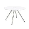 Leitmotiv Salontafel Sliced - Wit, Satijn Finish Poten - 60x40cm -Meubilair Verkoop 73ae54b1c0a44590a6245b5c82c7892f