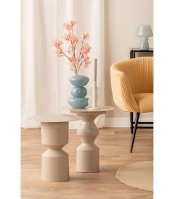 Leitmotiv Bijzettafel Diabolo - Grijs - 40,5x40,5x46,5cm -Meubilair Verkoop 74622280765a4e33a71061007e75895e